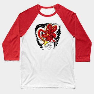 Dragon and Die Baseball T-Shirt